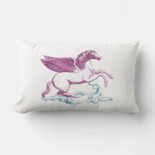 Coussin Rectangle Pegasus pourpre