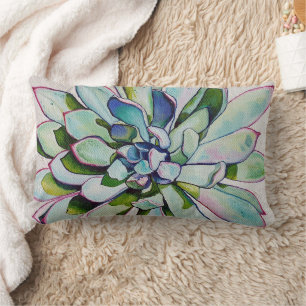 Coussin Rectangle Peinture à l'huile de quinacridone