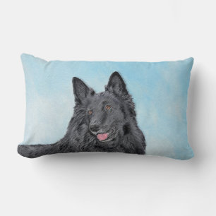 Coussin Rectangle Peinture belge Sheepdog - Cute Original Chien Art