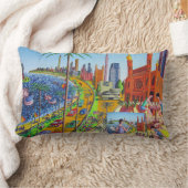 Coussin Rectangle Peinture de la ville de New York (Couverture)
