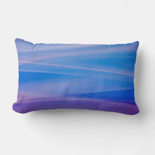 Coussin Rectangle Peinture légère de traînées de couleurs abstraites