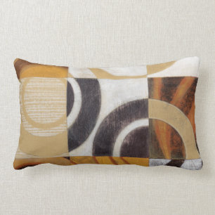 Coussin Rectangle Peinture moderne avec les motifs circulaires