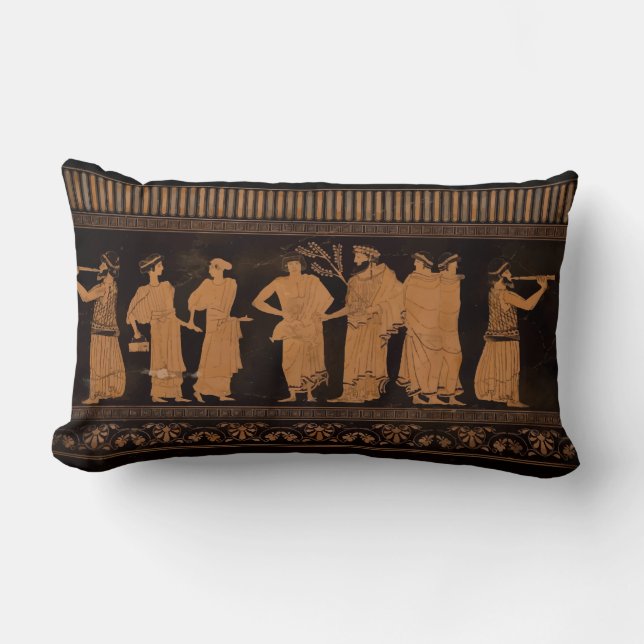 Coussin Rectangle Peinture murale du grec ancien (Recto)