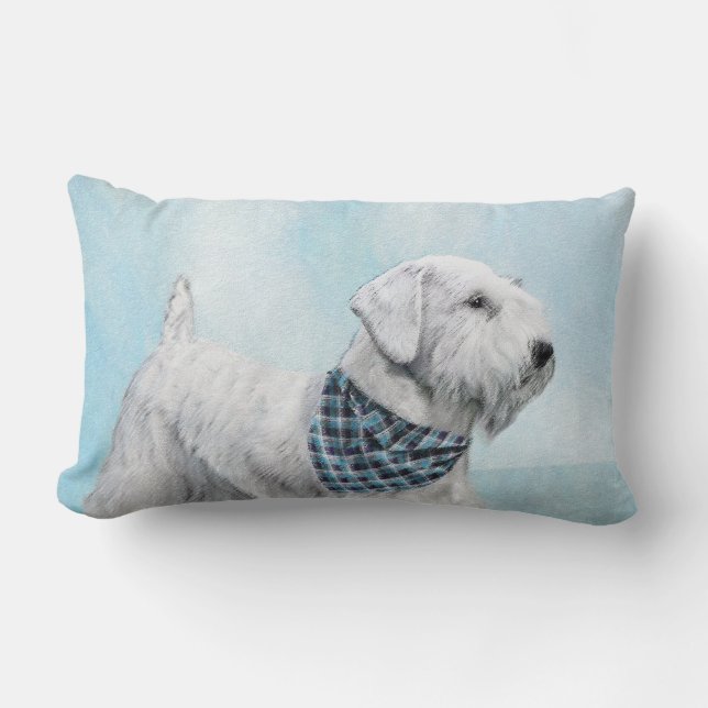Coussin Rectangle Peinture Sealyham Terrier - Cute Original Chien Ar (Recto)
