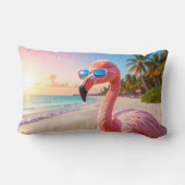 Coussin Rectangle penseur ROSE Flamant Rose (Verso)