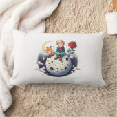 Coussin Rectangle Pequeno Príncipe sentado na lua (Couverture)