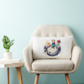 Coussin Rectangle Pequeno Príncipe sentado na lua (Chaise)