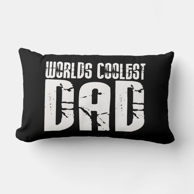 Coussin Rectangle Pères et papas frais : Le papa le plus frais des (Recto)