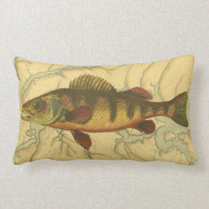 Coussin Rectangle Perle jaune sur la carte