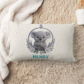Coussin Rectangle Personalized Lumbar Baby Pillow – Baby Koala (Couverture)