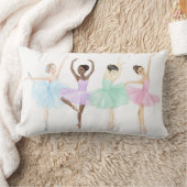 Coussin Rectangle Personnalisable Ballerinas Ballerinas Cushion (Couverture)