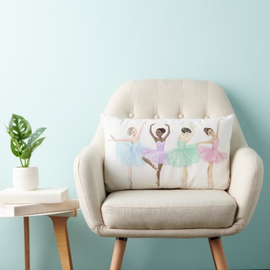 Coussin Rectangle Personnalisable Ballerinas Ballerinas Cushion (Chaise)