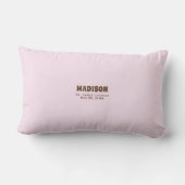Coussin Rectangle Personnalisable, baptême de fille bébé Arche de No (Verso)
