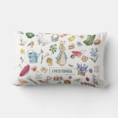 Coussin Rectangle personnalisation peter le lapin (Verso)