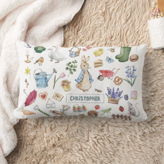 Coussin Rectangle personnalisation peter le lapin (Couverture)