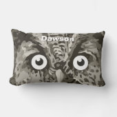 Coussin Rectangle Personnalisé Nouveau bébé garçon's Room Cute Owl (Recto)