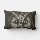 Coussin Rectangle Personnalisé Nouveau bébé garçon's Room Cute Owl (Verso)