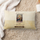 Coussin Rectangle Personnaliser, 10e anniversaire d'ordination Anges (Couverture)