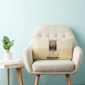 Coussin Rectangle Personnaliser, 10e anniversaire d'ordination Anges (Chaise)