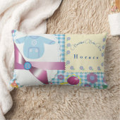 Coussin Rectangle Personnaliser Beau bébé Jouets garçon Bleu (Couverture)