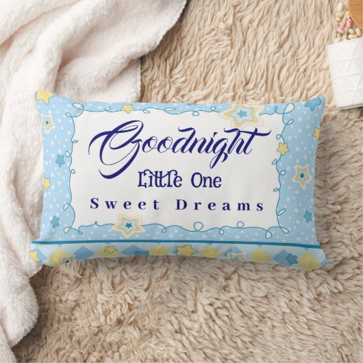 Coussin Rectangle Personnaliser Goodnight Little One Sweet Dreams (Couverture)