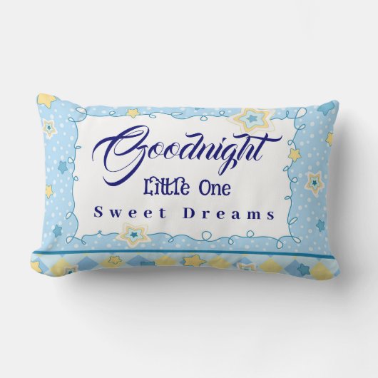 Coussin Rectangle Personnaliser Goodnight Little One Sweet Dreams (Recto)
