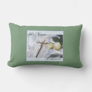 Coussin Rectangle Personnalisez, 60 ans de profession religieuse