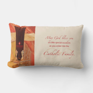 Coussin Rectangle Personnalisez, des félicitations de RCIA,