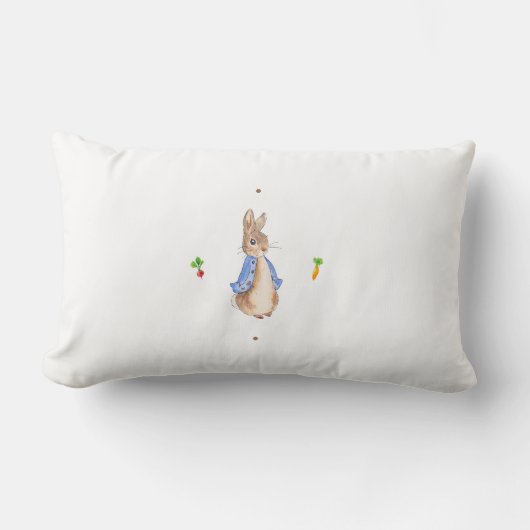 Coussin Rectangle Peter l'oreiller à lancer de lapin (Recto)