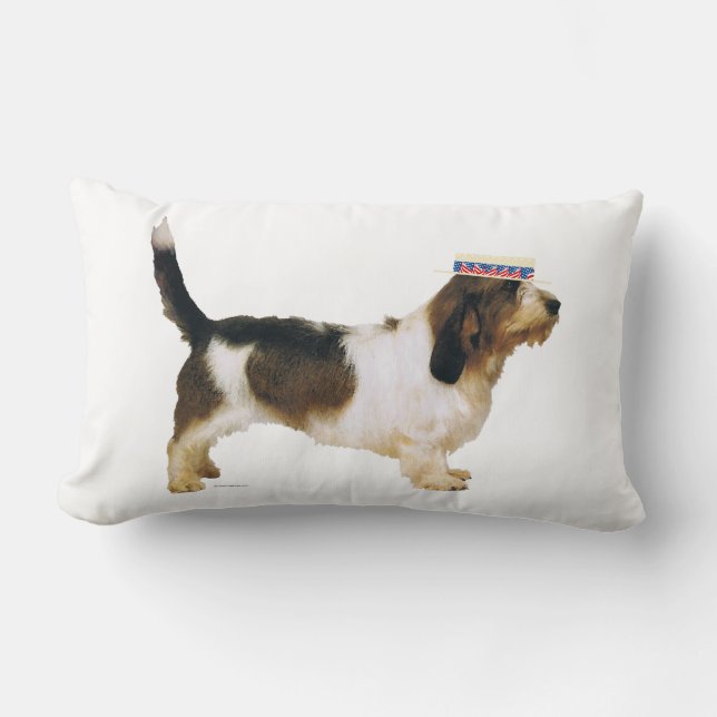 Coussin Rectangle Petit Basset Griffon Vendeen Dapper (Recto)