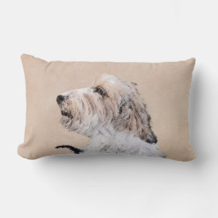 Coussin Rectangle Petit Basset Griffon Vendéen Peinture - Chien Art