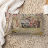 Coussin Rectangle Petit-déjeuner sous le Big Birch (Couverture)