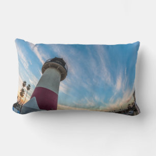Coussin Rectangle Phare du port d'Oceanside