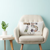 Coussin Rectangle Photo du 75e anniversaire du Mariage (Chaise)