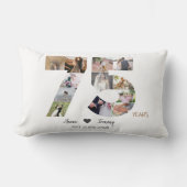 Coussin Rectangle Photo du 75e anniversaire du Mariage (Recto)