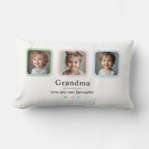 Coussin Rectangle Photo grand-mère personnalisée   Cadeau personnali