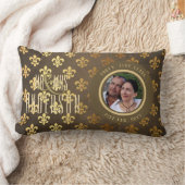 Coussin Rectangle PHOTO Mariage Anniversaire N'IMPORTE QUEL ORNÉ D'O (Couverture)