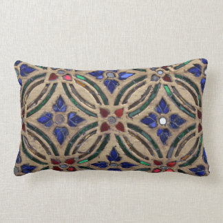 Coussin Rectangle Photo marocaine en verre de pierre de motif de