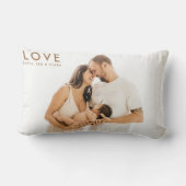 Coussin Rectangle Photo minimaliste moderne simple et chic (Verso)