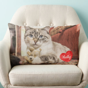 Coussin Rectangle Photo personnalisée Modèle de la famille des chi