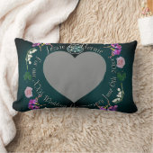 Coussin Rectangle Photo pour l'anniversaire de mariage personnalisé (Couverture)