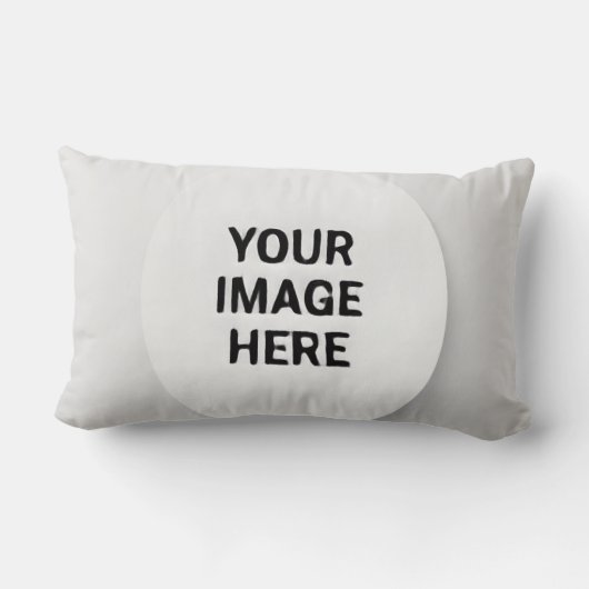 Coussin Rectangle Photo Upload Memory Keepsake Throw Pillow (Verso)