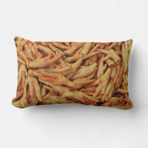 Coussin Rectangle Pieds de poulet cru