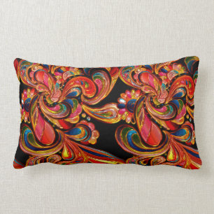 Coussin Rectangle Pierres gemmes Art Déco