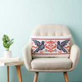 Coussin Rectangle Pigeons en couple (Chaise)