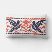 Coussin Rectangle Pigeons en couple (Verso)