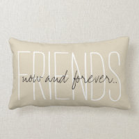 PILLOW_ CHIC " AMIS… maintenant et pour toujours…