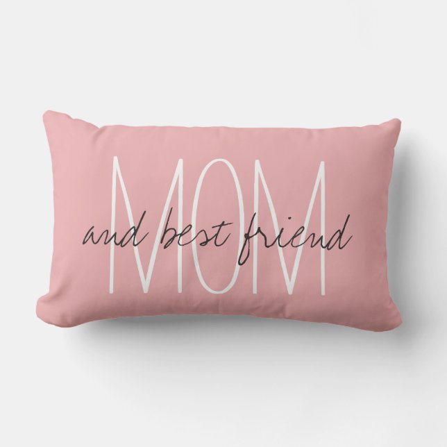 Coussin Rectangle PILLOW_ CHIC " MAMAN… et meilleur ami… " (Recto)