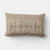 Coussin Rectangle PILLOW_ CHICS " ENFANTS"… donnent le meilleur (Verso)