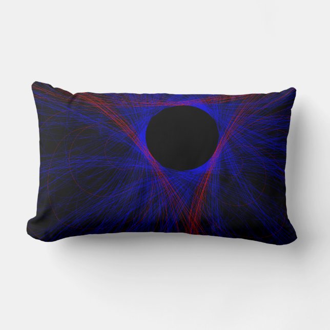 Coussin Rectangle Pilote à lancer géométrique triangulaire accentué (Recto)